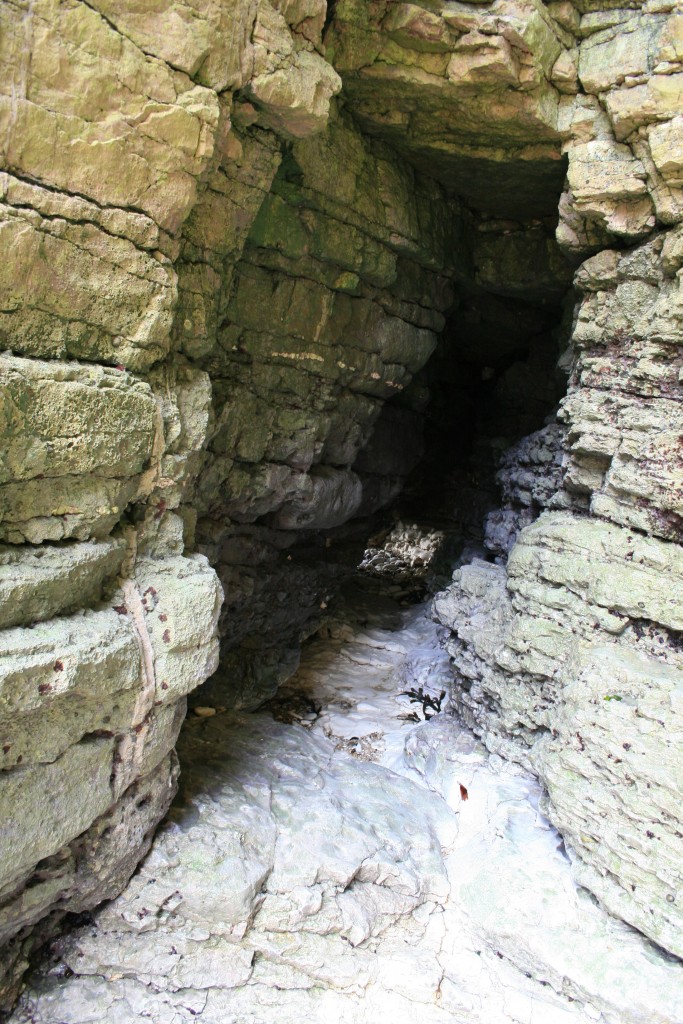 A cave at Selwicks Bay, Flamborough. 