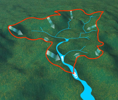 An image of a watershed
