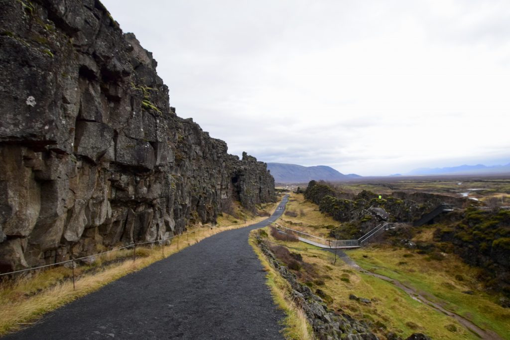 þingvellir, Iceland - where the North American and Eurasian plate separate 